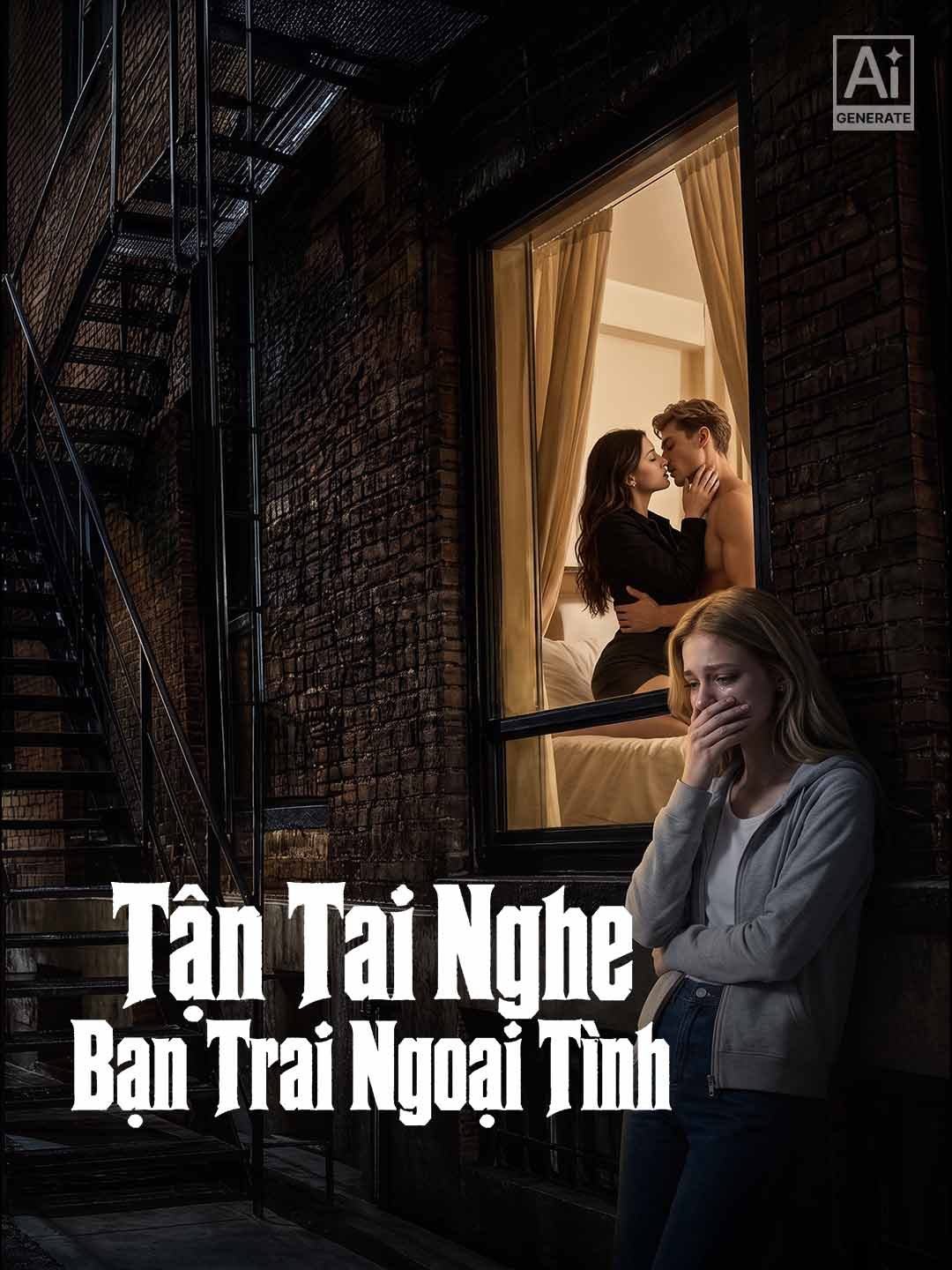 Poster phim ngắn Tận Tai Nghe Bạn Trai Ngoại Tình